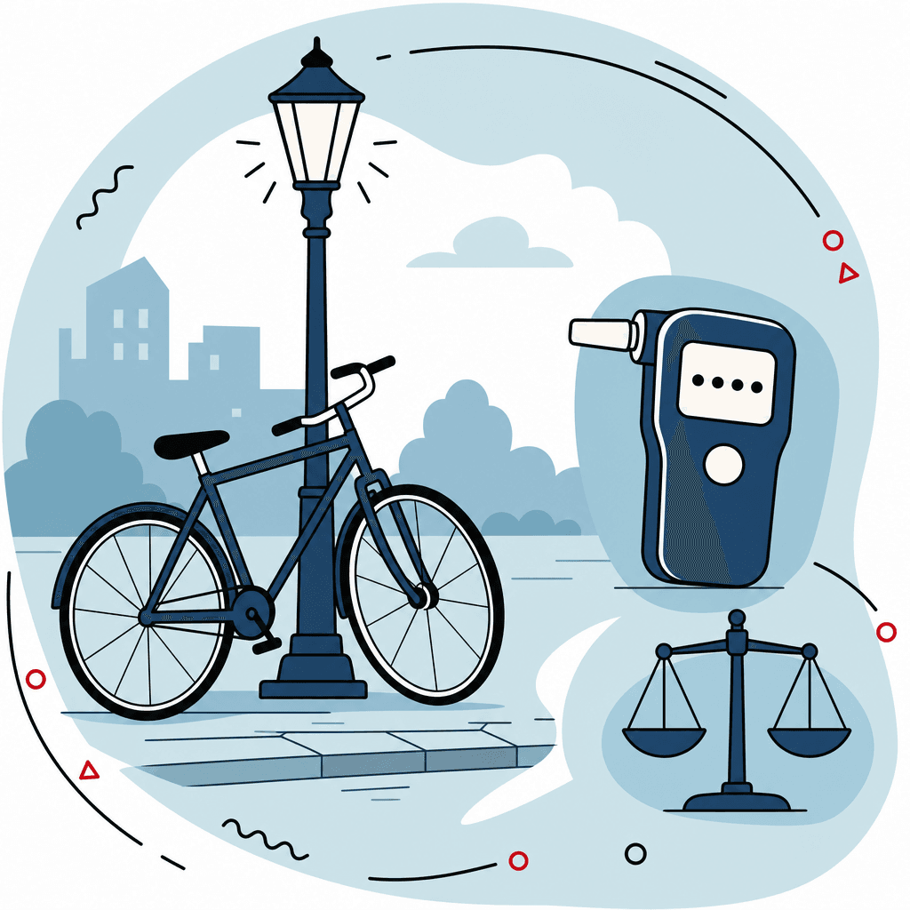 Betrunken Fahrrad fahren: Strafen, Promillegrenze & Führerscheinverlust