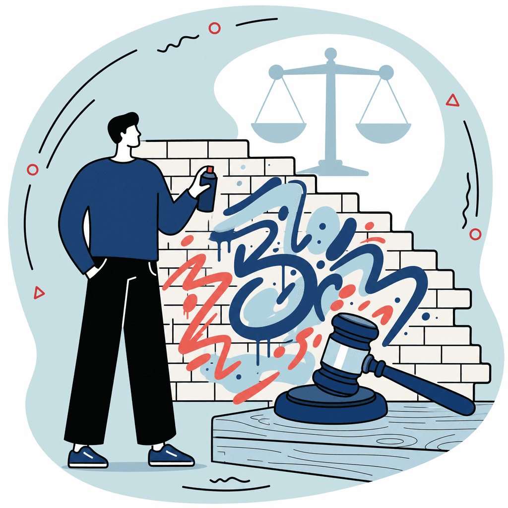 Graffiti Sachbeschädigung: Strafe, Kosten und Elternhaftung